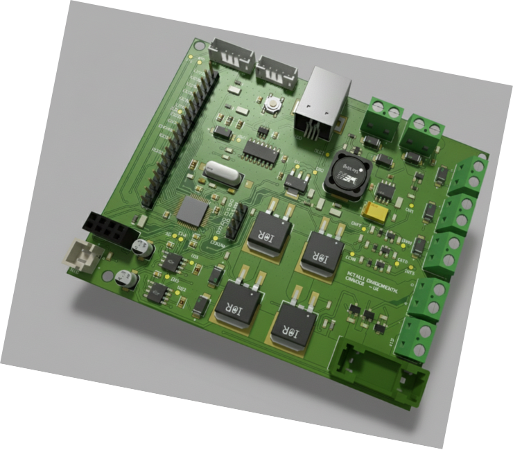 My climate chamber control board with STM32 and Peltier drivers